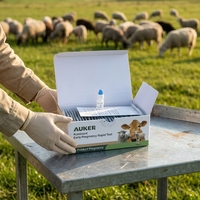 Test de grossesse précoce emballé individuellement pour bovins et chevaux avec kits de prélèvement, usage commercial et domestique, durée de conservation de 2 ans