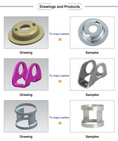 Pièces d'emboutissage de précision personnalisées ISO9001, découpe progressive, alliage d'aluminium anodisé pour dispositifs de mesure