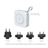 Chargeur Sans Fil 5 en 1 Tendance 2025, Meilleure Vente, Power Banks 10000 mAh Avec Support Téléphone de Bureau Intégré