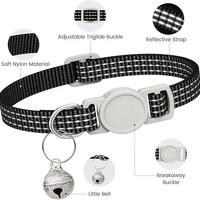 Nouveau collier réfléchissant en PP pour chat – Confortable, respirant, imperméable, durable, avec boucle anti-chute, conçu pour ne pas accrocher la fourrure des chats