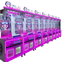 Machine à griffes à force réglable, à monnayeur, avec écran tactile LCD, pour salles d'arcade et centres commerciaux, machine à poupées