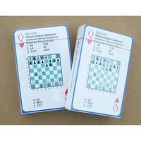 Cartes à Jouer en Papier sur le Thème des Ouvertures d'Échecs : 52 Variations d'Ouvertures avec 54 Cartes – Jeu de Cartes Anglais, Espagnol, Français