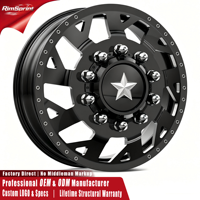 Jantes en alliage forgé American Force D04 MAN O'WAR DRW de 18 à 28 pouces 8x180 10x225 pour Silverado 2500HD SRW Ford F450 Chassis Cab