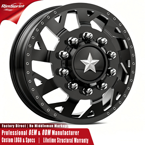 Rines de Aleación Forjada American Force <span class=keywords><strong>D04</strong></span> MAN O'WAR DRW de 18-28 Pulgadas 8x180 10x225 para Silverado 2500HD SRW Ford F450 Chassis Cab - Product Image 1
