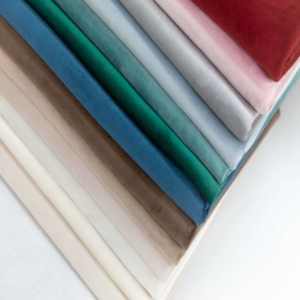 Tela de tapicería de terciopelo de microcorte de poliéster 280 de 100% cm de ancho, diseño <span class=keywords><strong>Lisi</strong></span> francés de alta calidad para cortinas de sofá - Product Image 2