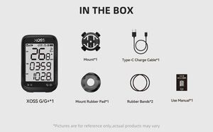 Computadora para Bicicleta Electrónica XOSS G3+ con Pantalla LCD, GPS, ANT+, Cadencia, Compatible con Strava y la Aplicación XOSS, para Ciclismo al Aire Libre, MTB y Carretera - Product Image 6