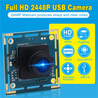 Módulo de cámara USB de alta resolución de 8MP HD UVC MJPEG para Windows