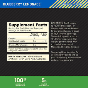 Suministro de fábrica GMP, suplemento de sabor y logotipo personalizado, polvo de Monohidrato de Creatina micronizada, polvo de Monohidrato de creatina de 360g - Product Image 3