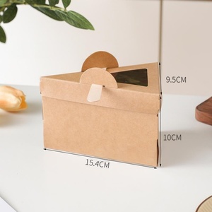 Caja de Embalaje de Papel Triangular Personalizada al por Mayor Sunshine, en Oferta, con Asa y Ventana, Cajas para Alimentos con Relieve y Laminado Mate - Product Image 5