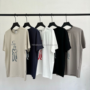 C.P. Camiseta holgada para hombre Inspired |   Camiseta de manga corta con insignia de Goggle |   Ropa Urbana Negra para el Verano |   OEM/ODM Personalizable - Product Image 3