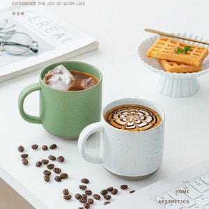 Kingze Logo personalizzato maculato gres tazza <span class=keywords><strong>da</strong></span> tè 360ml latte per la <span class=keywords><strong>colazione</strong></span> acqua <span class=keywords><strong>tazze</strong></span> <span class=keywords><strong>da</strong></span> caffè in ceramica <span class=keywords><strong>da</strong></span> 12 once - Product Image 2