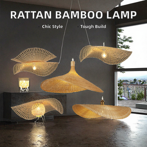 Đèn thả mây tre đan hình tròn lớn, chất lượng cao cấp - Product Image 2