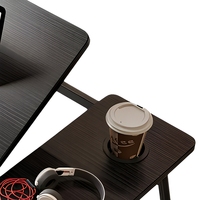 Table portable pliable en bois pour ordinateur portable, réglable en hauteur, pour le travail à domicile, le bureau, la chambre, l'étude, le dortoir