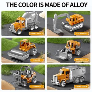 Ensemble de jouets de camions de chantier pour jeunes garçons, adapté aux garçons de 3 à 5 ans, comme cadeau d'anniversaire pour un véhicule de transport. - Product Image 5