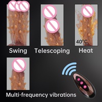 Phallus en silicone barbelé - Accessoires de jeu de rôle vibrants pour la masturbation féminine