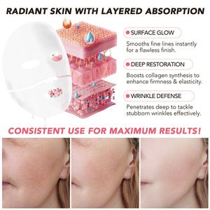 Mascarilla Facial de Colágeno Bio, 34g, Hidratante, Reafirmante, Calmante, Radiante, Hidratación Profunda, Venta al Por Mayor - Product Image 5