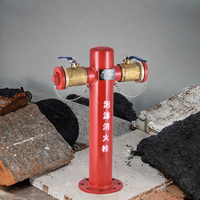 Bouche d'incendie en mousse de type pilier de qualité supérieure bouche d'incendie en mousse au sol extérieure pour système d'extinction d'incendie DN100/150