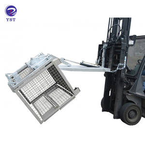 Plataforma de malla de alambre de acero, apilamiento plegable, caja de almacenamiento de alta resistencia, nueva - Product Image 6