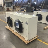 Evaporador de techo tipo DD OEM con aletas de cobre para unidad de condensación de cámara frigorífica, equipo de refrigeración