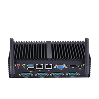 K190X diseño sin ventilador de aleación de aluminio mini PC de baja potencia para sistemas integrados y automatización