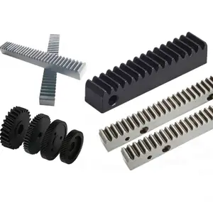 CNC Machining Small Rack Gear And Pinion Drive Plastic Round Helical Gear Rack