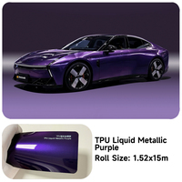 Film de protection PPF en TPU coloré haute élasticité, anti-rayures, auto-réparateur thermique, rouleau de 1,52*15m
