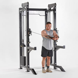 Equipo <span class=keywords><strong>de</strong></span> gimnasio todo en uno Cable Crossover Machine Smith Fitness Cable multifuncional Crossover Power <span class=keywords><strong>Rack</strong></span> - Product Image 1