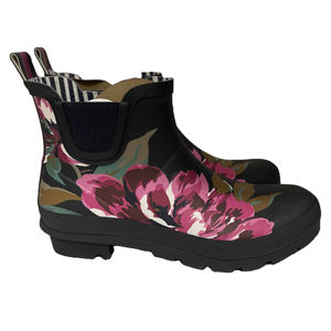 Mode femme pluie imperméable quantité minimale <span class=keywords><strong>de</strong></span> commande bas jardin femmes cheville bottes <span class=keywords><strong>de</strong></span> pluie imperméable Chelsea bottes - Product Image 1