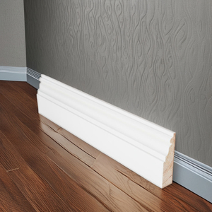 Gỗ rắn radiata thông không thấm nước ván chân tường Khuôn bảng điều khiển trang trí nội thất primed ván chân tường bằng gỗ - Product Image 2