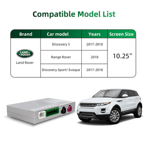 Nhịp điệu đa phương tiện Carplay hộp giao diện Android Bộ giải mã tự động không dây Carplay Adapter cho Land Rover Jaguar màn hình - Product Image 4