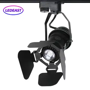 LEDEAST TGU41F-06, Lampu Track LED 5W GU10 dengan Pintu Gudang GU5.3, Lampu Sorot, Lampu LED SMD 33W 3 Tahun 220V