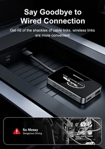 Adaptador Inalámbrico CarPlay Magic AI Box de 4 GB, Reproducción de Video en el Automóvil, Android Auto Aibox, Compatible con <span class=keywords><strong>Netflix</strong></span>, YouTube y Google Play Store - Product Image 6