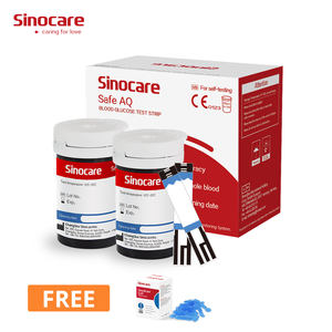 เครื่องวัดระดับน้ำตาลในเลือด Sinocare AQ Voice พร้อมแผ่นทดสอบน้ำตาลในเลือดสำหรับผู้ป่วย<span class=keywords><strong>เบาหวาน</strong></span> - Product Image 3
