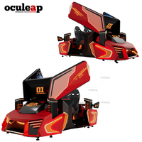 Simulador de Carreras VR 5D, Simulador de Conducción con Movimiento, Realidad Virtual, Área de Juegos Interior, Simulador de Superdeportivos F1, Máquina de Juegos Arcade 7D