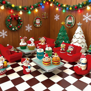 Ornamenti Dipinti a Mano in Stile Giapponese a Tema Gatto per Ristoranti, Regali Quotidiani, Regali di Natale, Decorazioni da Tavola e Ornamenti per Veicoli - Product Image 1