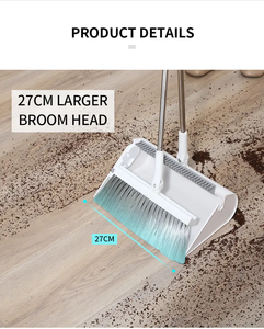 Nouvelle balayette <span class=keywords><strong>ARTHOME</strong></span> Y210004 2024 avec pelle à poussière, brosse à balai, manche en plastique, balai multifonction - Product Image 6