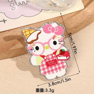 Bling carine Glasses Kt Cartoon Charms Chef <span class=keywords><strong>chitarrista</strong></span> Diver gatto Patch in acrilico accessori per capelli fai da te custodia per telefono spazzatura decorazioni - Product Image 4
