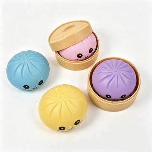 Juguetes Squishy Twistable Deformable Independent Single <b>Pack</b> Dumpling Squishy Children Group Interactive Playtime - Product Image 1