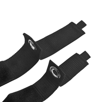 Sangles de rangement velcros réglables personnalisées, sangle en nylon à boucle et crochet avec ceinture de réception à boucle