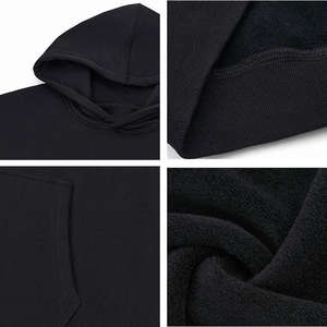 Sudadera Lisa de Bajo Costo Lista para Enviar, Sudadera Holgada de Algodón Grueso para Hombre, Ropa Deportiva Personalizada de Talla Grande - Product Image 3