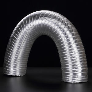 Condotto Flessibile in Alluminio HAVC per Ventilazione 4 Pollici X 3m per Uso in Cucina e Bagno, Industriale per Sistemi di Condizionamento e Riscaldamento - Product Image 2