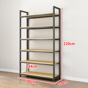 Estantería ajustable de madera ustomizada, estante de exhibición de aperitivos de vino para centro comercial, supermercado y librerías - Product Image 6