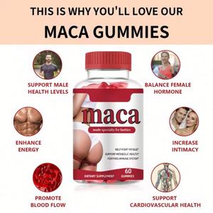 Maca Gummies ที่อุดมไปด้วยกรดอะมิโนแร่ธาตุและวิตามินช่วง Maca อินทรีย์เพื่อขยายก้นสำหรับผู้หญิงเพิ่มพลังให้กับผู้ชาย - Product Image 6