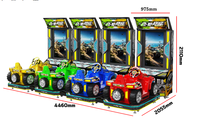 Machine de jeu de course d'arcade d'intérieur à monnayeur Fiery Racer, jeu de rédemption multilingue (anglais, espagnol, japonais)