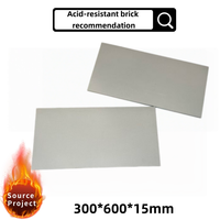 Briques résistantes aux acides de taille standard (300x600mm) - Résistance aux acides de 99,8% - Absorption d'eau de 0,2% - Haute résistance à la flexion pour l'alimentation