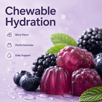 OEM Marque Privée Gummies Électrolytes à Base de Tapioca Saveur Baies Nutrition Sportive Équilibre Électrolytique 60 Pièces