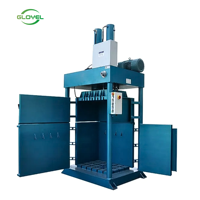 Presse à balles verticale automatique en aluminium et bouteille en plastique dur pressant la machine de compression avec le moteur comme composant de noyau