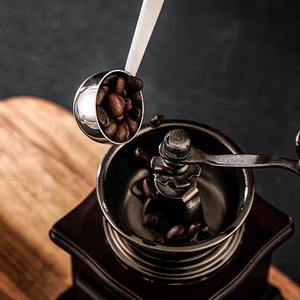 Accesorios para Café, Herramientas Modernas 2 en 1, Cucharas para Café de Acero Inoxidable, Prensa para Granos de Café con Fondo Prensado, Cuchara para Moler - Product Image 4