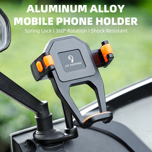 Support de téléphone pour vélo en alliage d'aluminium, conception à rouleaux, étanche, réglable, stable, anti-vibration, support de navigation pour <span class=keywords><strong>VTT</strong></span> et vélo de route - Product Image 2