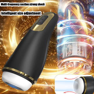 Dispositivo Vibrador de Masturbación Masculina con Copa de Aire, Juguete Sexual Automático con Función de Adsorción, Fuerte Placer, Masaje, Ejercicio - Product Image 1